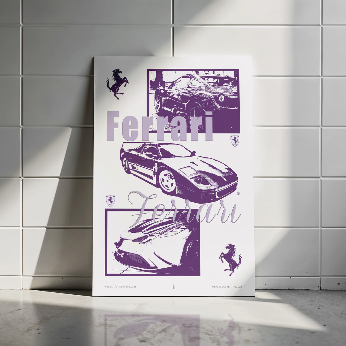 Ferrari púrpura