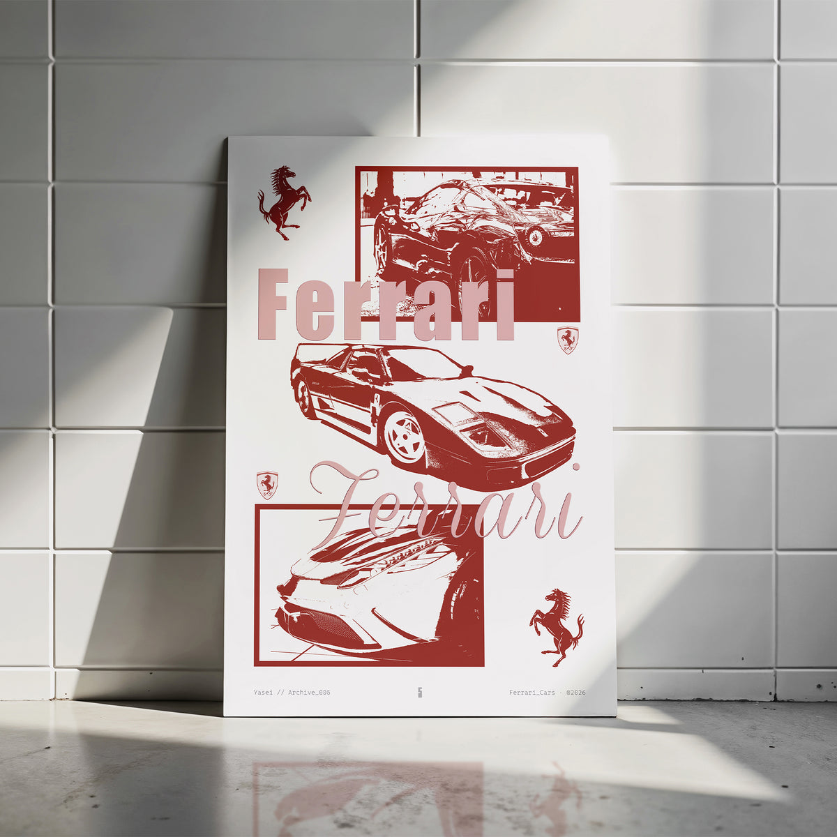 Ferrari rojo