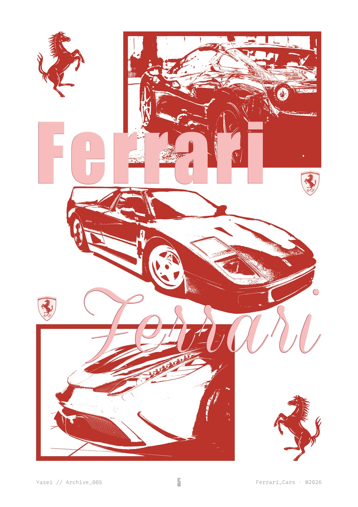 Ferrari rojo