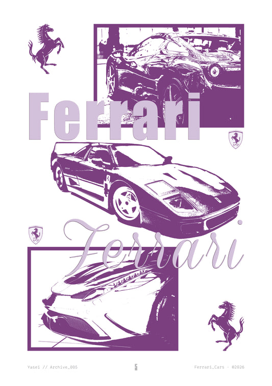 Ferrari púrpura